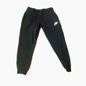 Nike jogger girls black sweat pants size medium